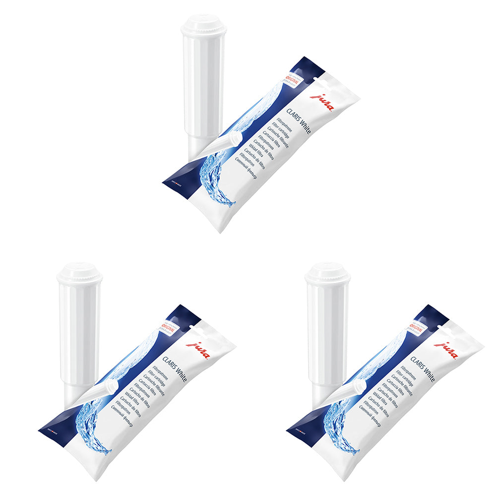 3PK Jura Claris White Advanced Water Filter Cartridge For Coffee Machine