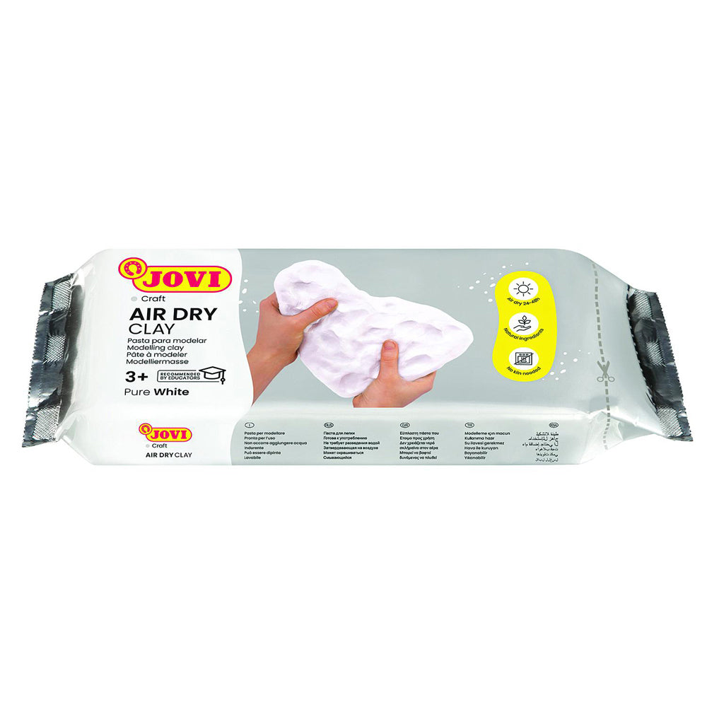 2PK Jovi Air Dry Clay Bar 1000g Kids/Childrens Play Toy White 3+