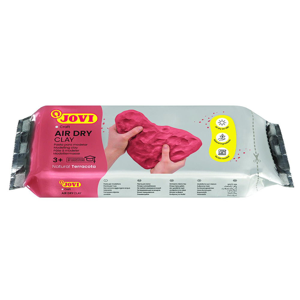 2PK Jovi Air Dry Clay Bar 1000g Kids/Childrens Play Toy Terracotta 3+