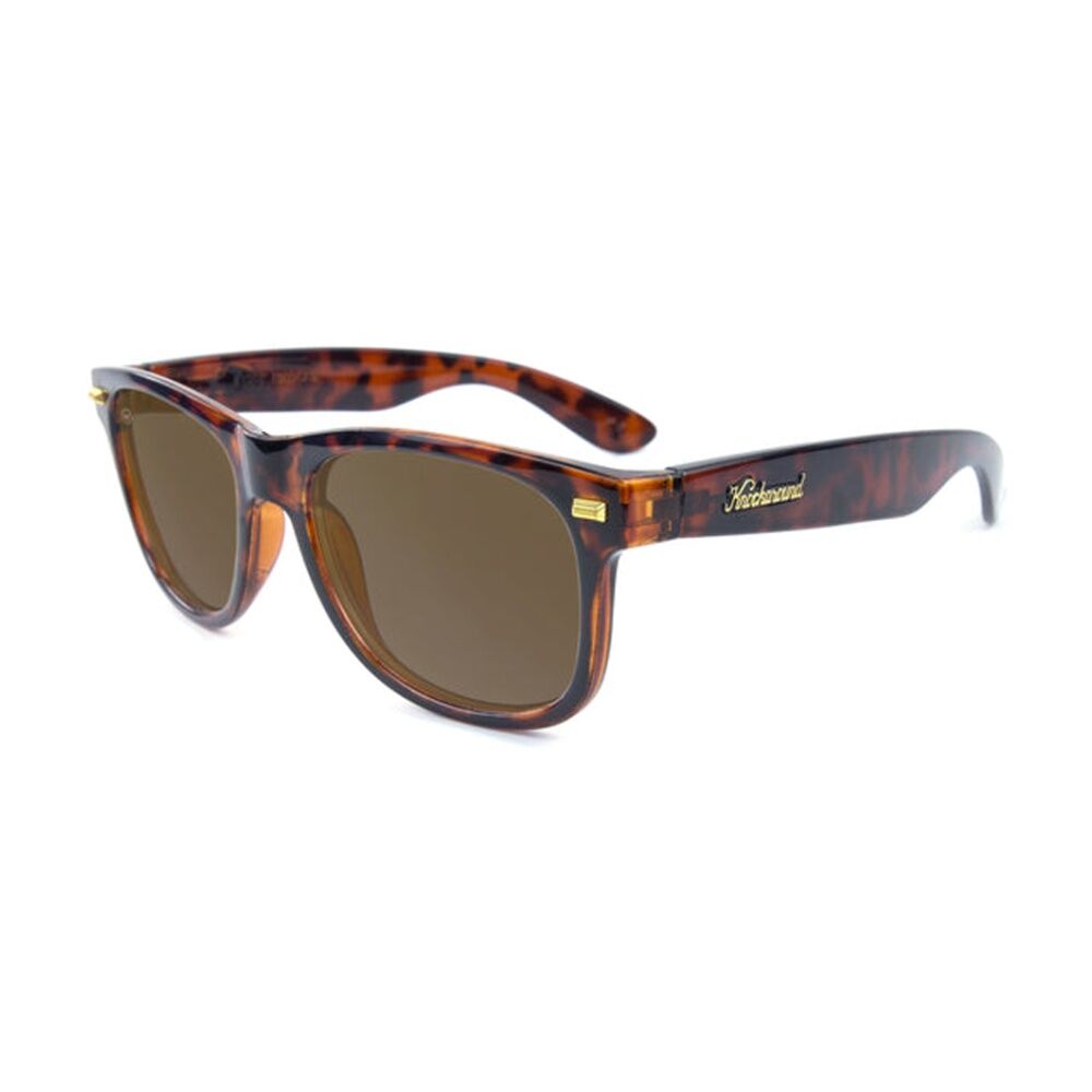 Knockaround Fort Knocks Sunglasses Polarised UV400 Glossy Tortoise Shell/Amber