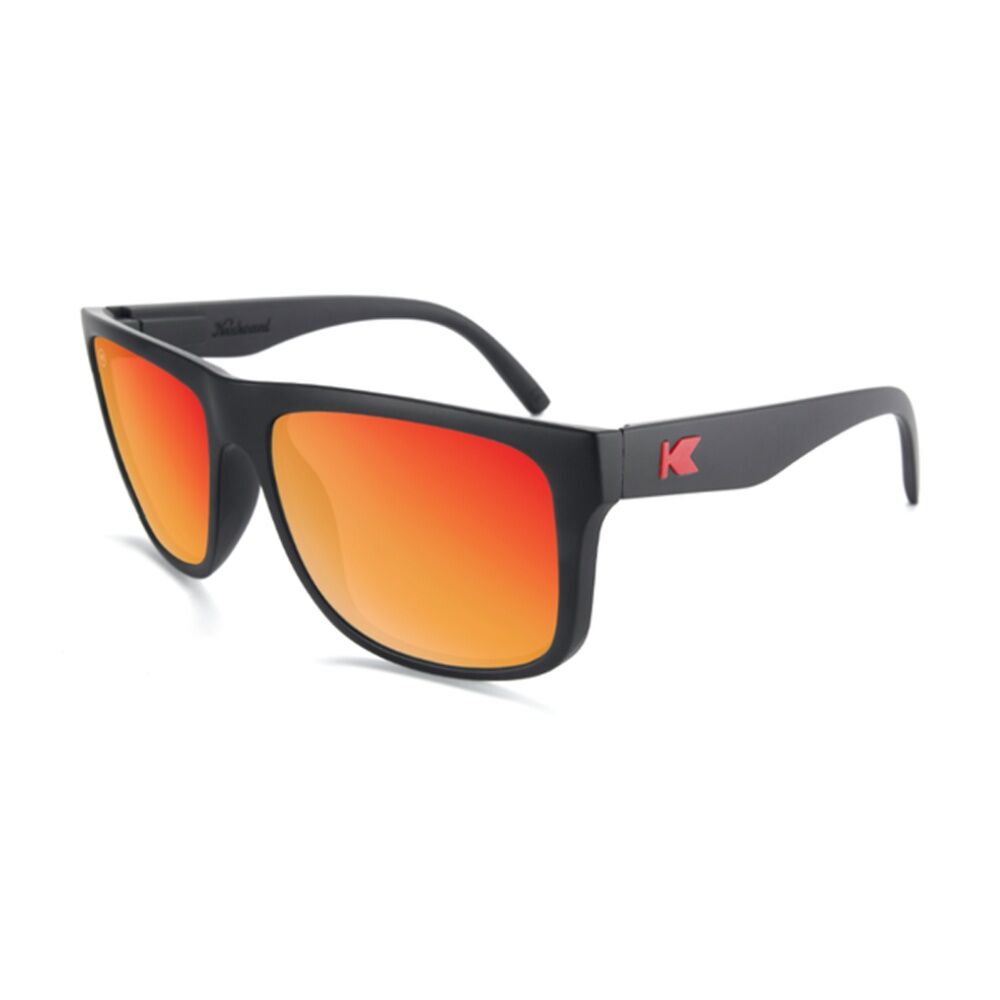 Knockaround Torrey Pines Sunglasses Polarised UV400 Matte Black/Red Sunset