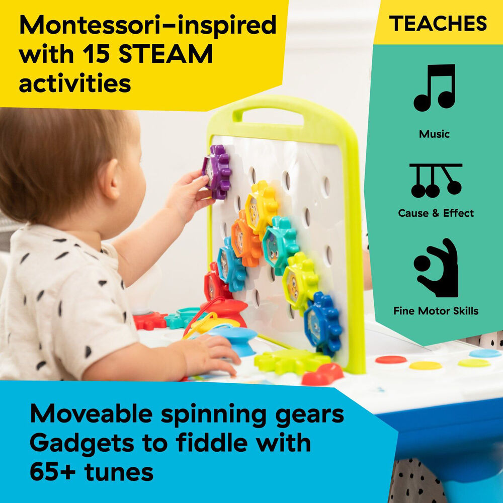 Bright Starts Curiosity Table Activity Station Interactive Toddler Toy 12m+