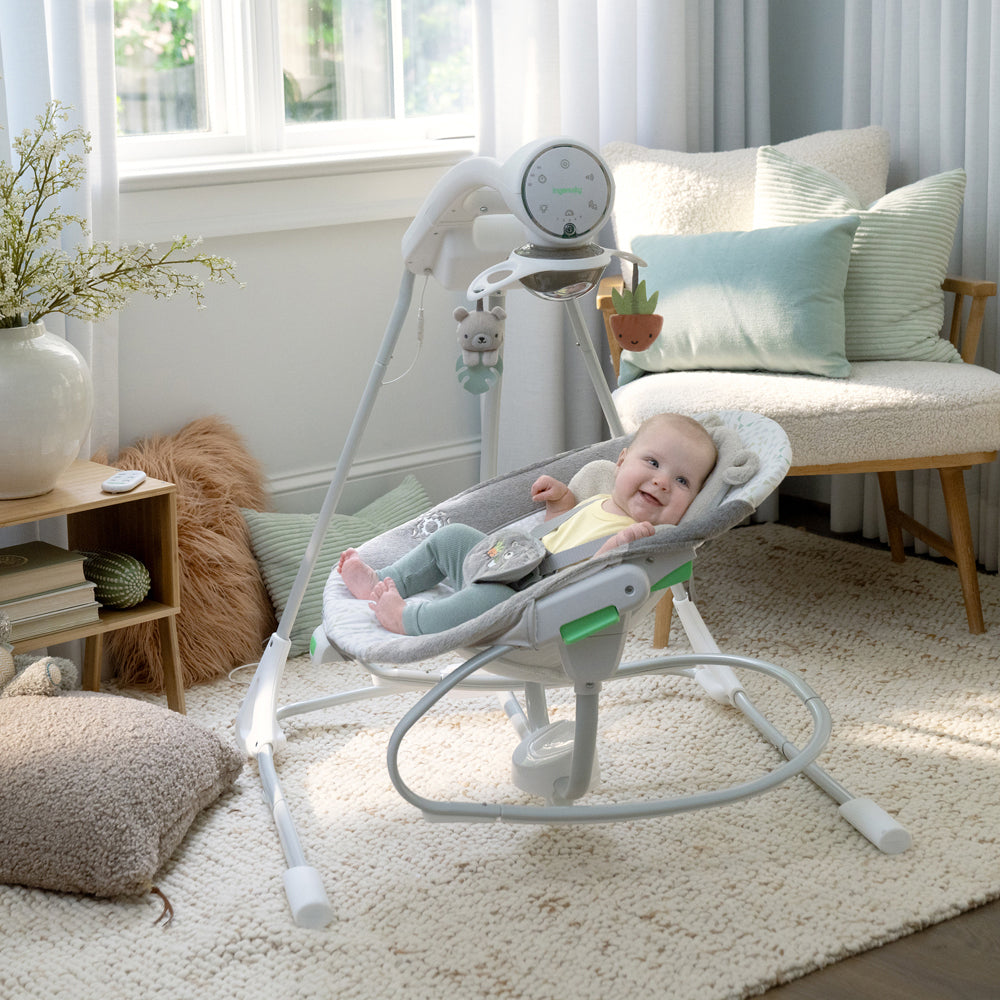 Ingenuity Inlighten Soothing Baby Swing & Rocker - Nate 0m+