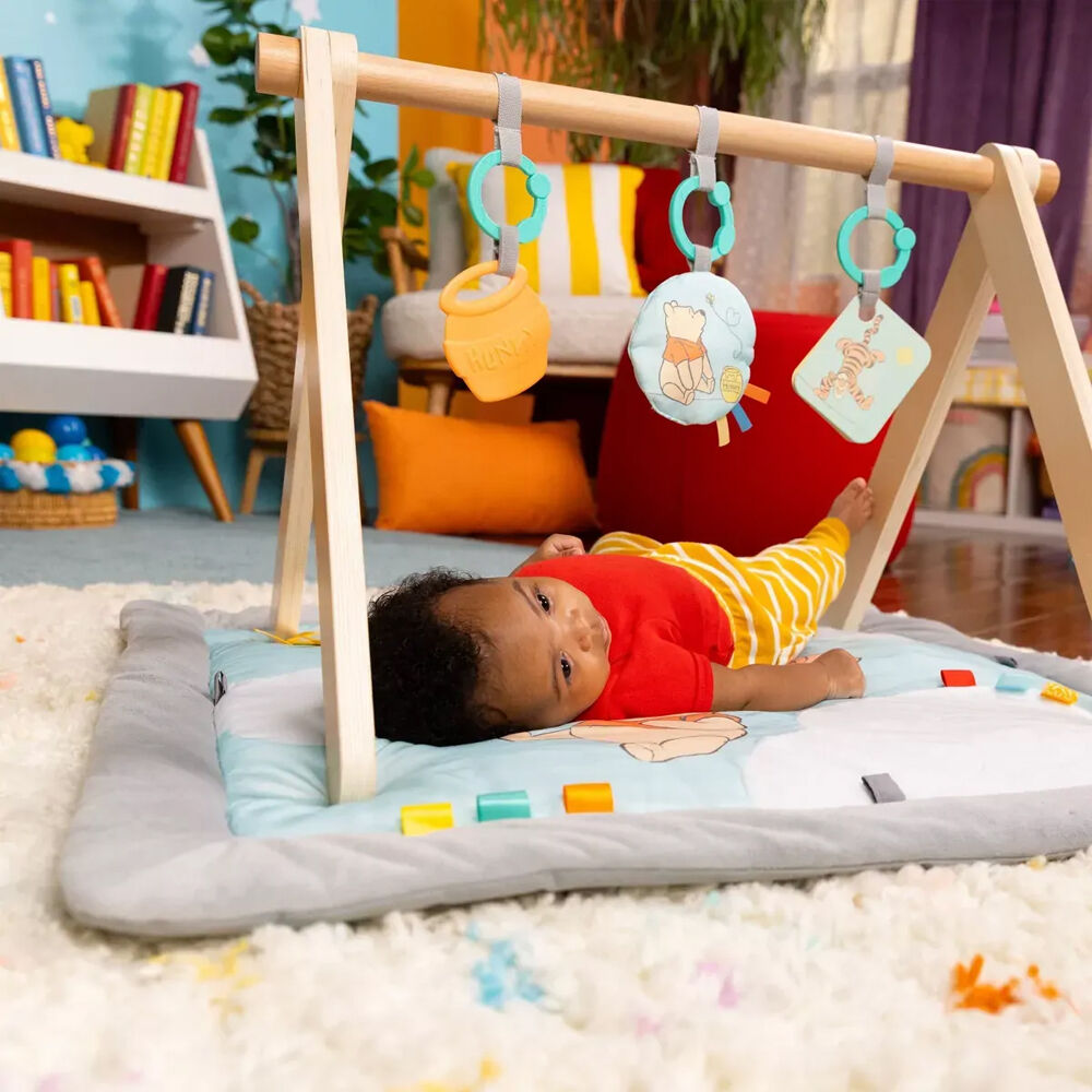 Bright Starts Disney Baby Winnie the Pooh Once Upon a Tummy Time Activity Gym