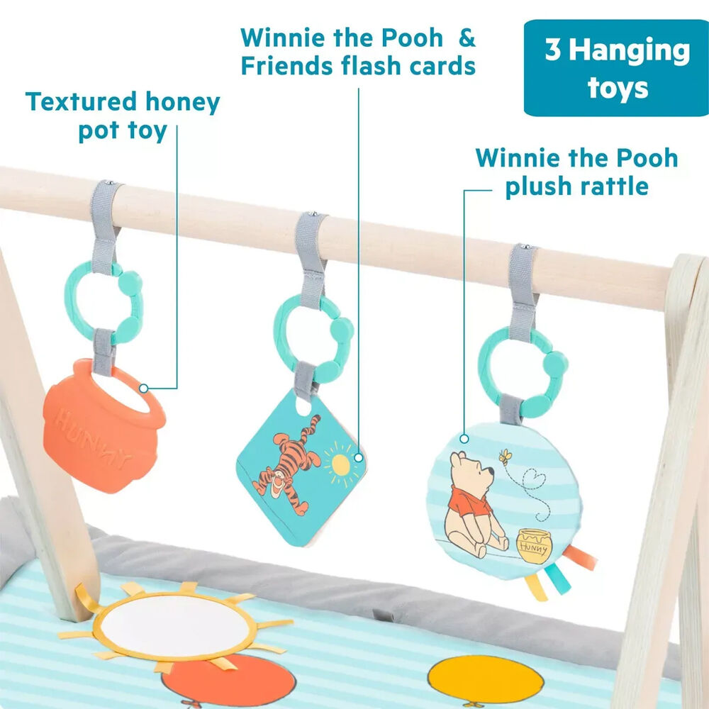 Bright Starts Disney Baby Winnie the Pooh Once Upon a Tummy Time Activity Gym