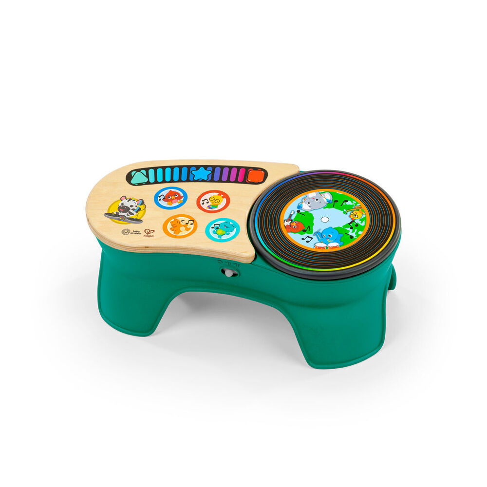 Hape DJ Discovery Magic Touch Turntable Baby Toy w/Lights and Sounds 6m+