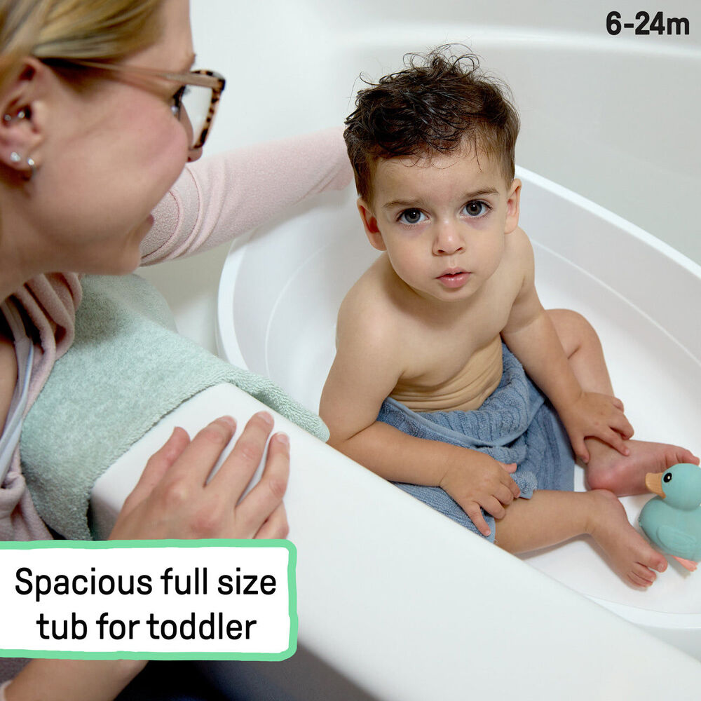 Ingenuity Full Comfort 3in1 Grow with Me Newborn Infant Toddler Bathing Tub 0m+