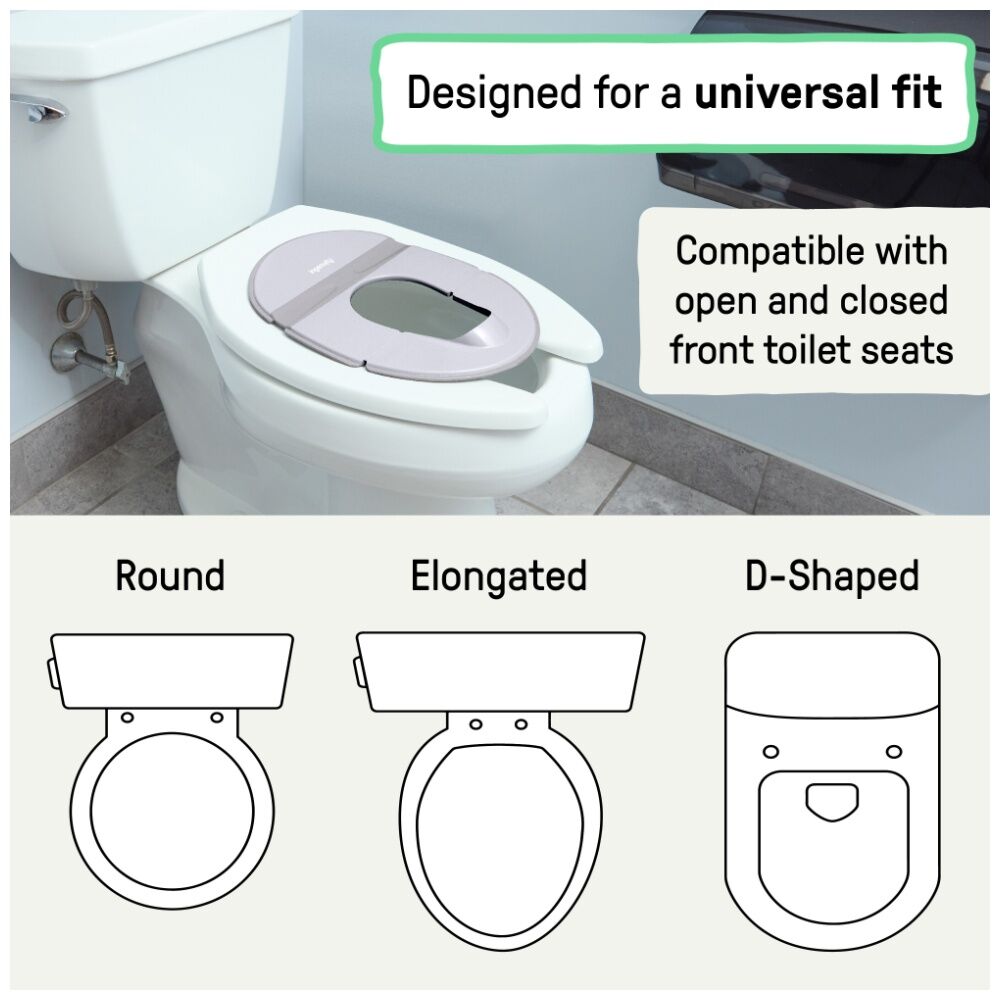 2PK Ingenuity FoldAway Travel Potty Toddler Toilet Training Seat 18m+
