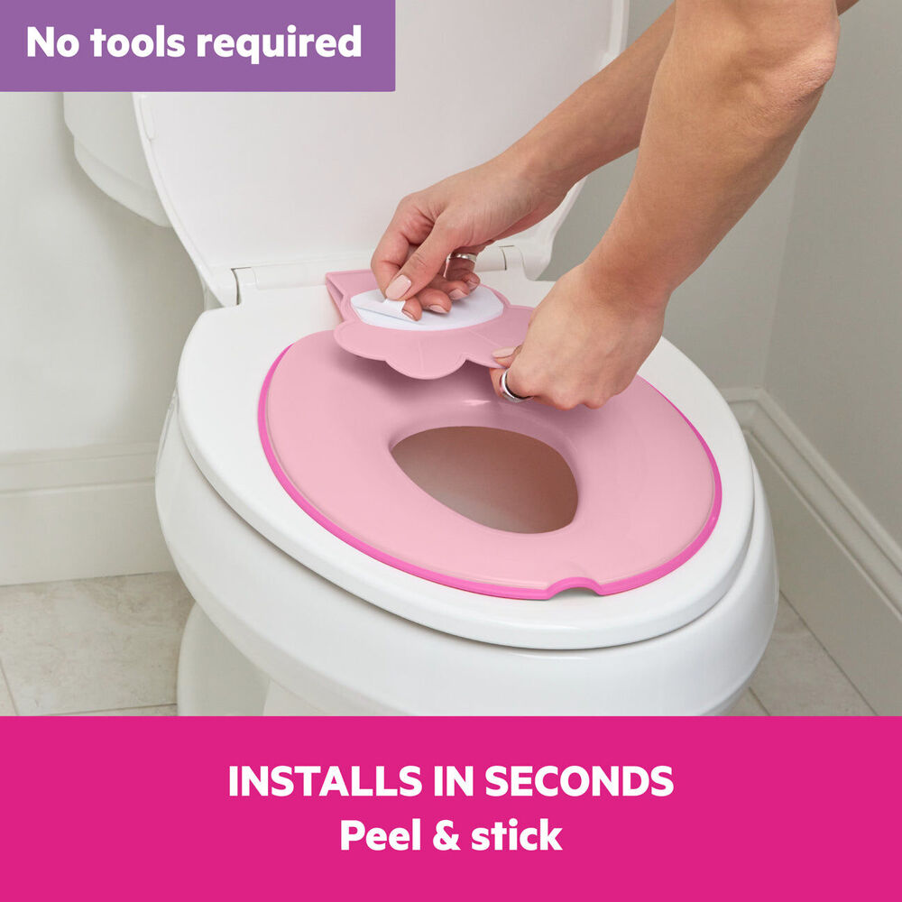 Disney Junior Minnie Mouse Flip & Sit Potty Seat Kid's Toilet Training Tool Pink