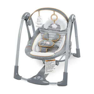 Ingenuity Boutique Collection Deluxe Swing 'n Go Portable Baby 0m+ Bella Teddy