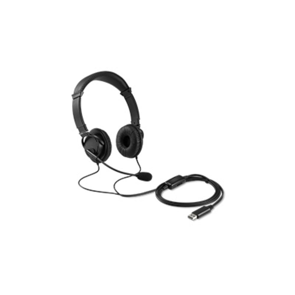 Kensington Hi-Fi USB-A Headphones w/ Microphone/Volume Control - Black