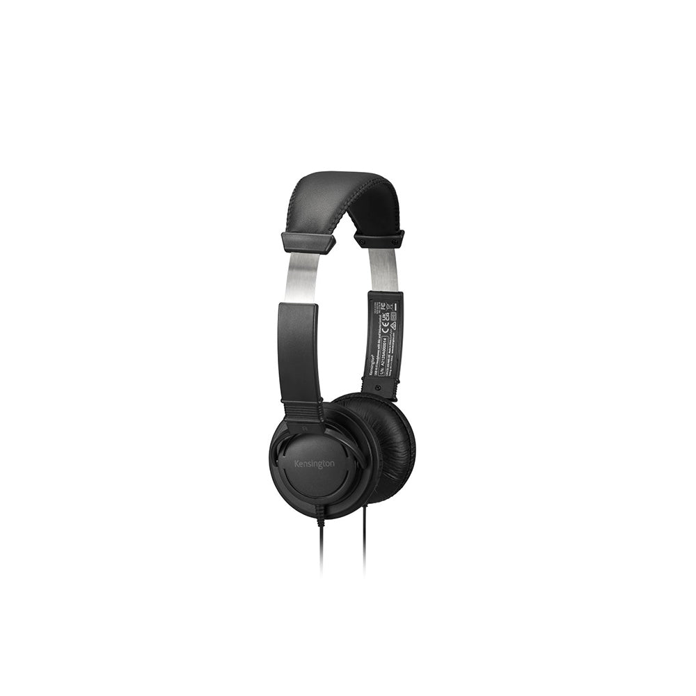 Kensington Hi-Fi Headphones w/ Boom Mic/Volume - Black