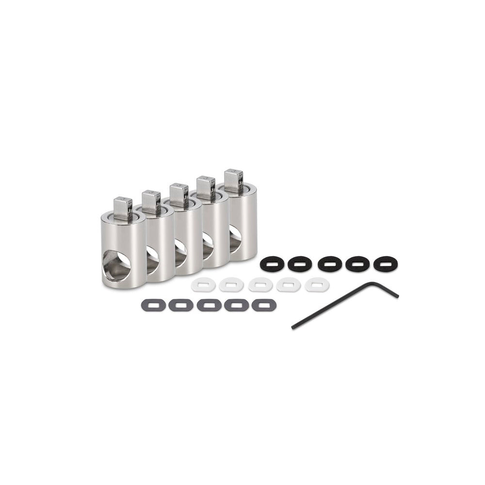 5PK Kensington N17 Locking Eyelet For Wedge-Shaped Slots - Silver