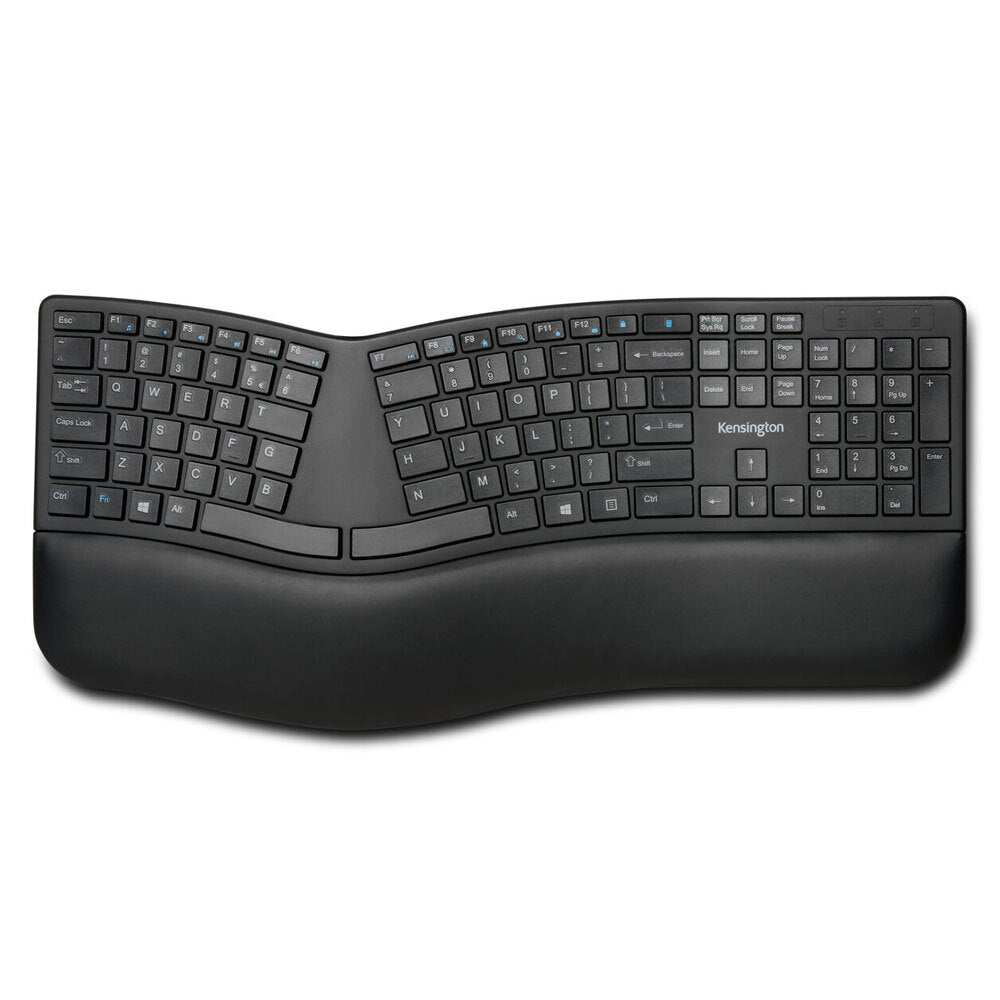 Kensington Dual Wireless Ergo Keyboard - Black