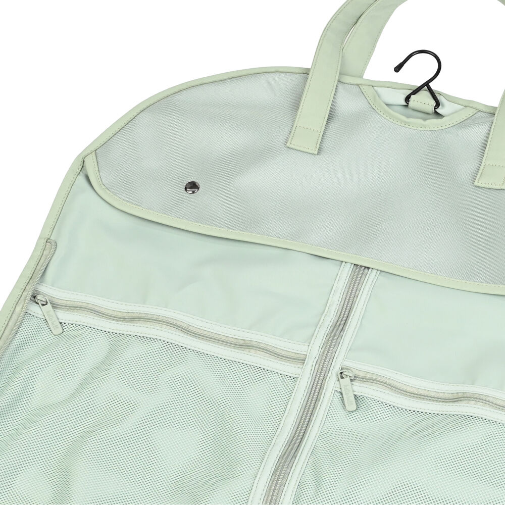 Kate Hill Travelling Garment Bag w/ Hanging Hook & Pockets 53x53x1cm Pistachio