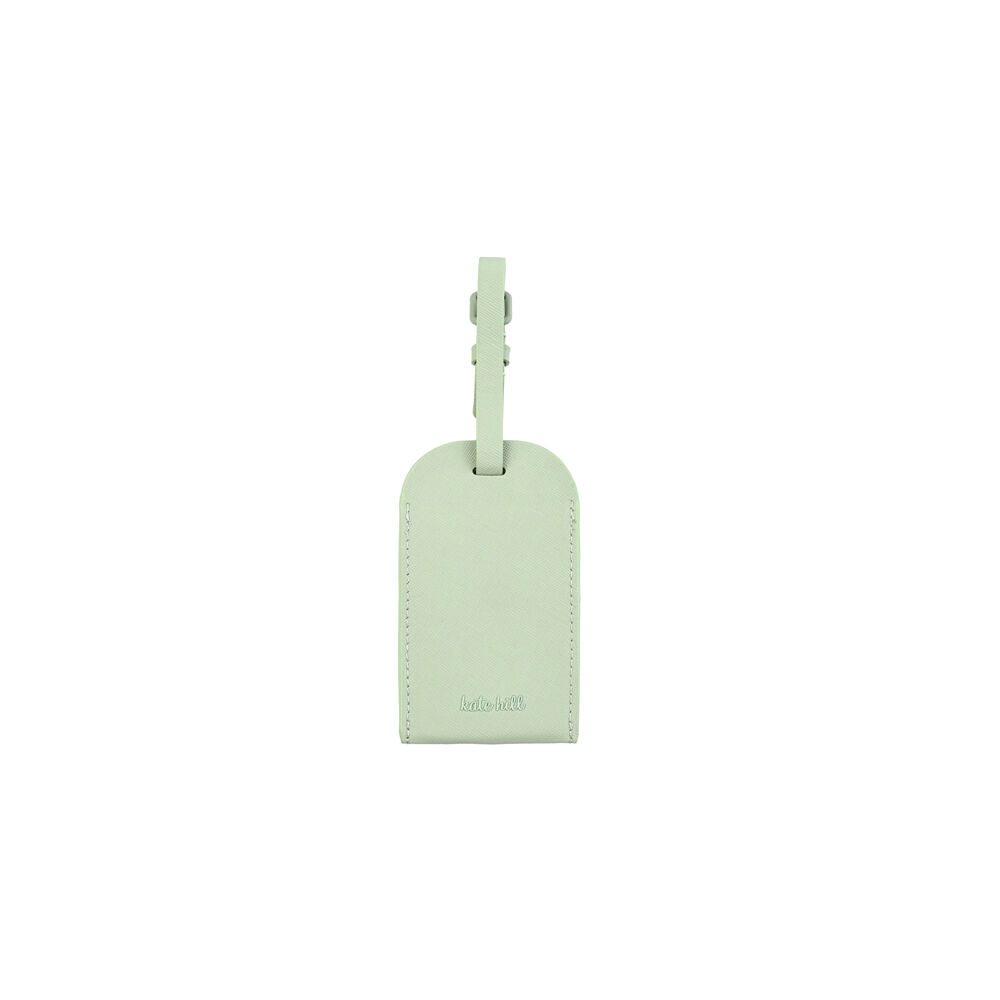 Kate Hill Passport Holder Wallet & Adjustable ID Luggage Tag Gift Set Pistachio