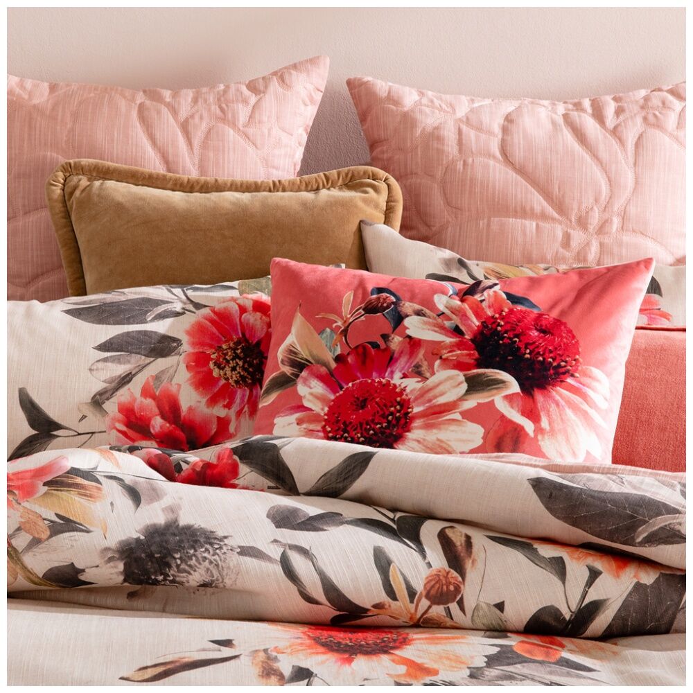 KAS Australia Jude Quilt Cover Floral Print Breathable 100% Cotton - King