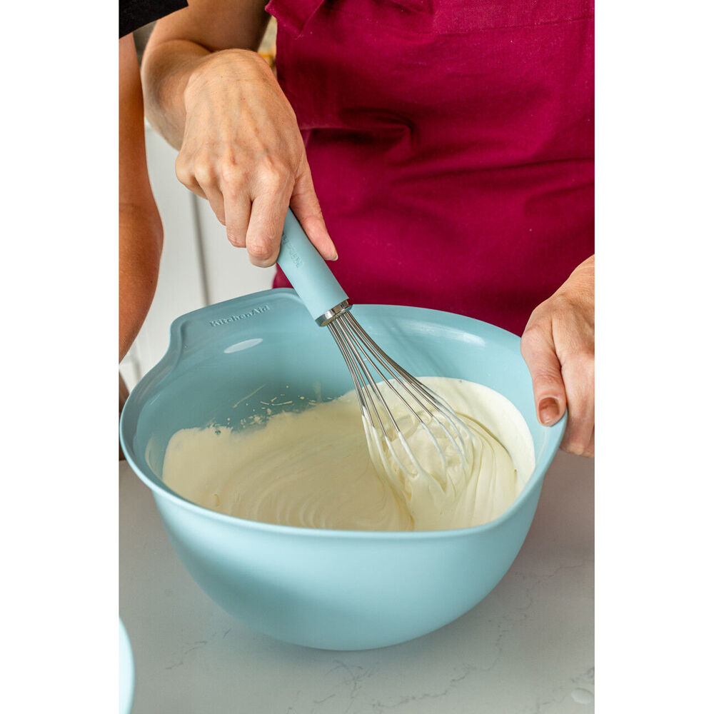 KitchenAid Soft Grip Metal Utility Whisk Cooking Utensil - Mineral Water