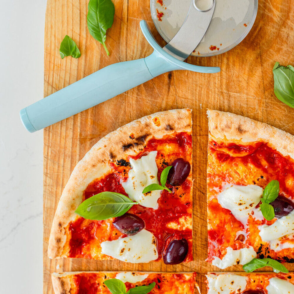 KitchenAid Metal Soft Grip Pizza Cutter Baking Tools - Mineral Water