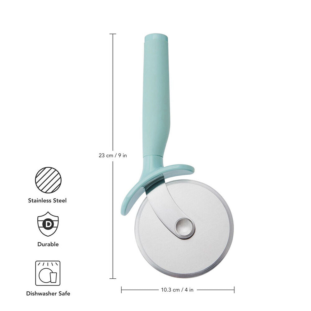 KitchenAid Metal Soft Grip Pizza Cutter Baking Tools - Mineral Water