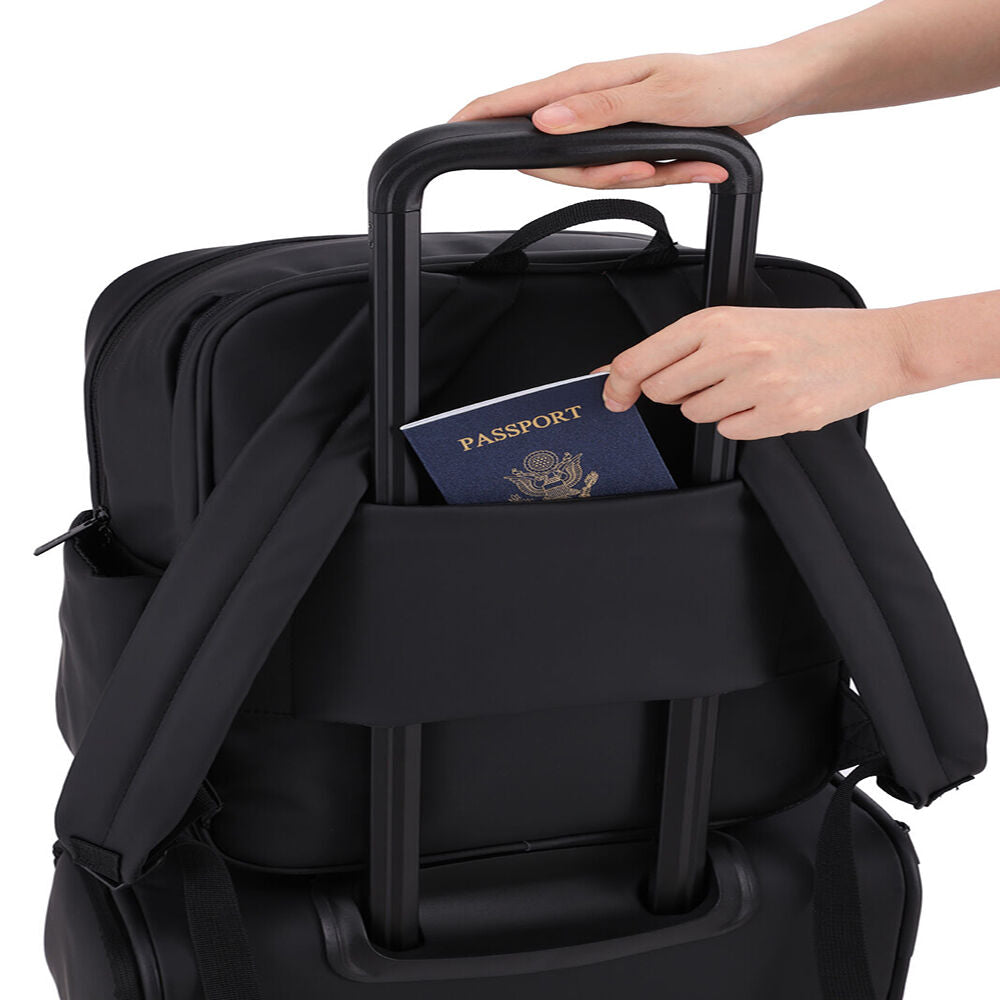 Kate Hill Women's Willow Backpack Travel Bag Water-Resistant 40x32cm Black