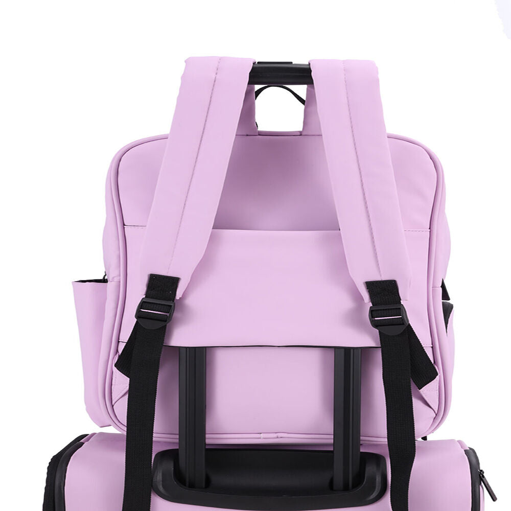 Kate Hill Women's Willow Backpack Travel Bag Water-Resistant 40x32cm Purple