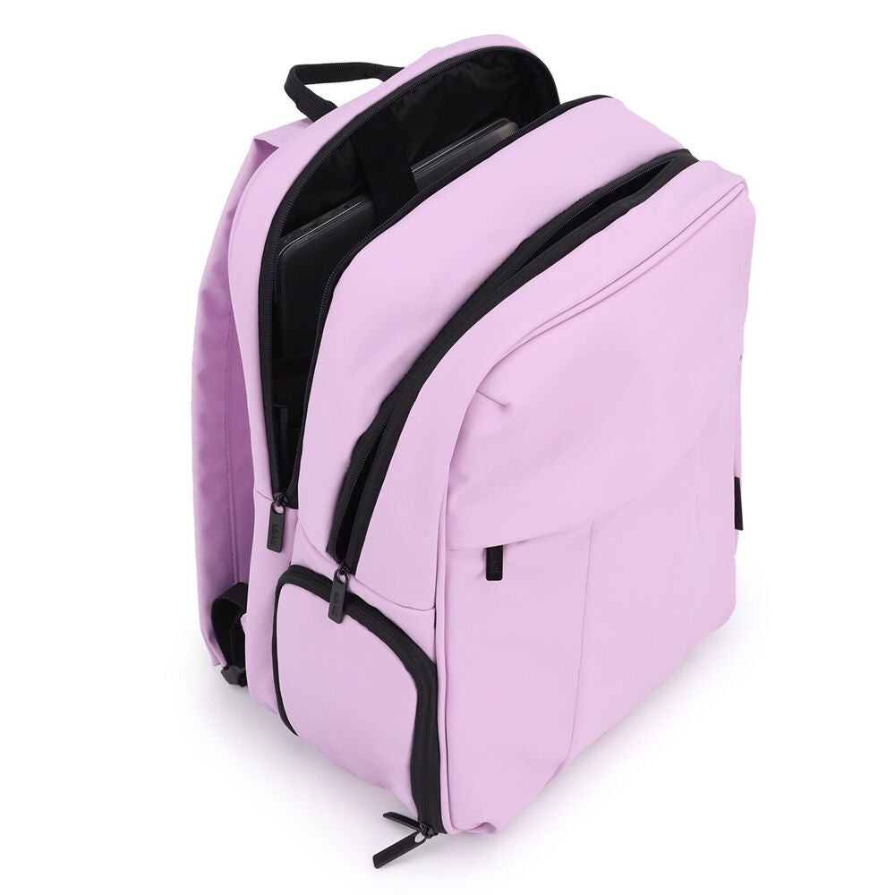 Kate Hill Women's Willow Backpack Travel Bag Water-Resistant 40x32cm Purple