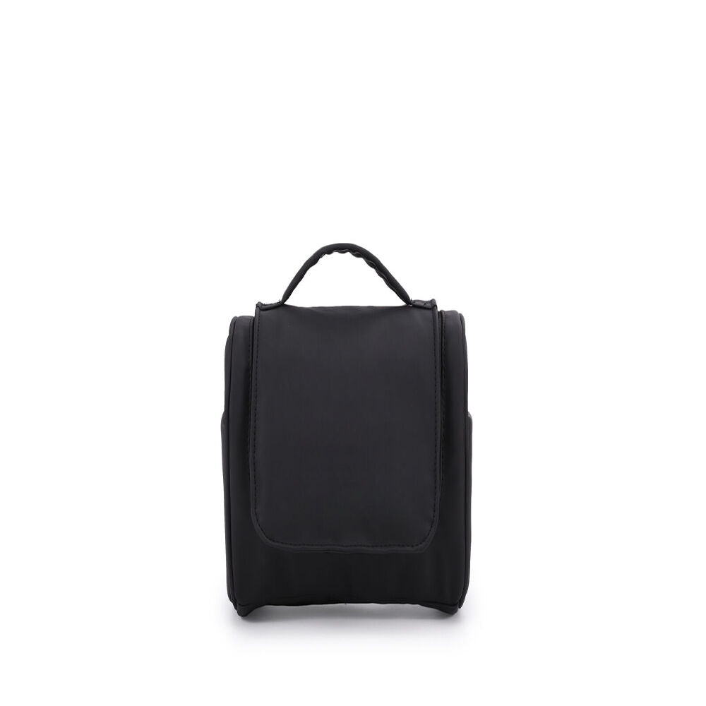 Kate Hill Women's Willow Hanging Toiletry Bag Travel Pouch 23.5x13cm Black