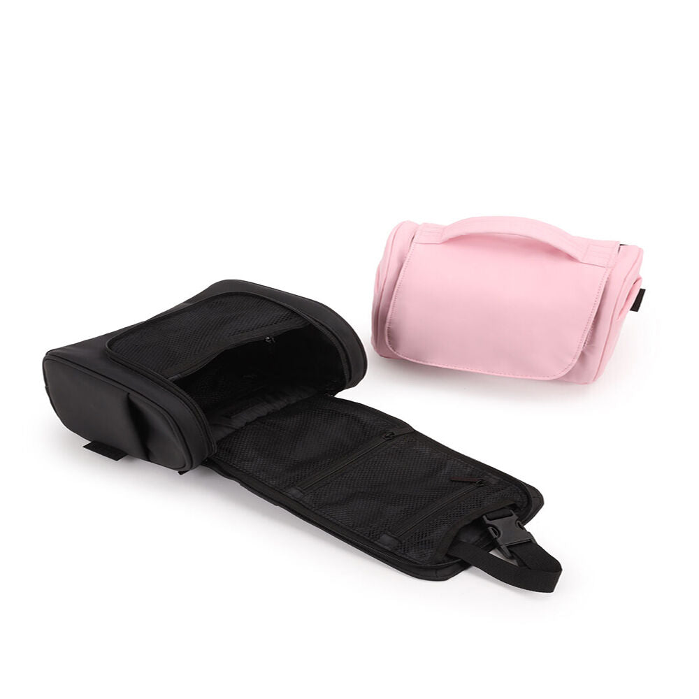 Kate Hill Women's Willow Hanging Toiletry Bag Travel Pouch 23.5x13cm Black