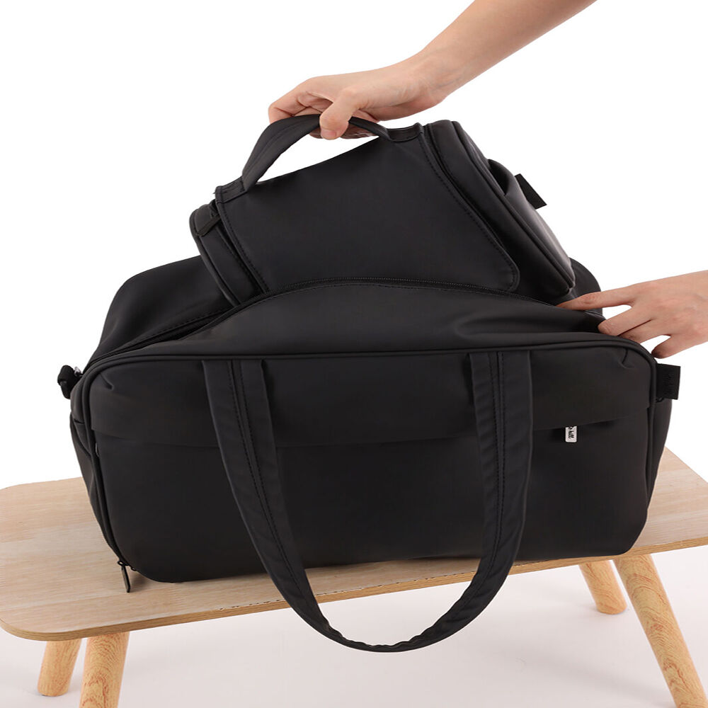 Kate Hill Women's Willow Hanging Toiletry Bag Travel Pouch 23.5x13cm Black