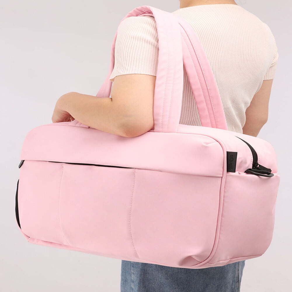 Kate Hill Women's Willow Duffle Overnight Travel Bag Water-Resistant 40cm Pink