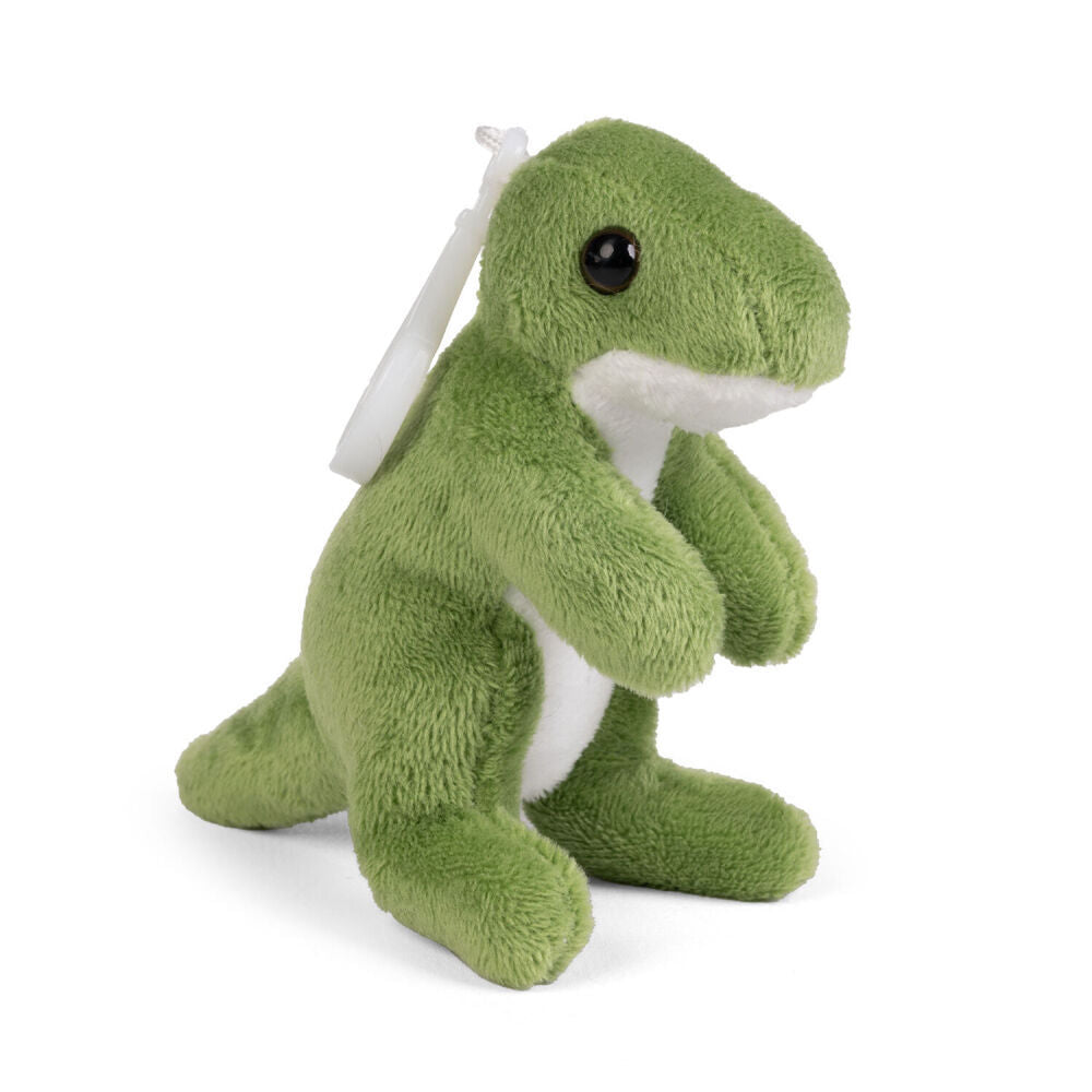 3PK Living Nature Clips Dinosaurs Plush Keychain - Assorted 3y+
