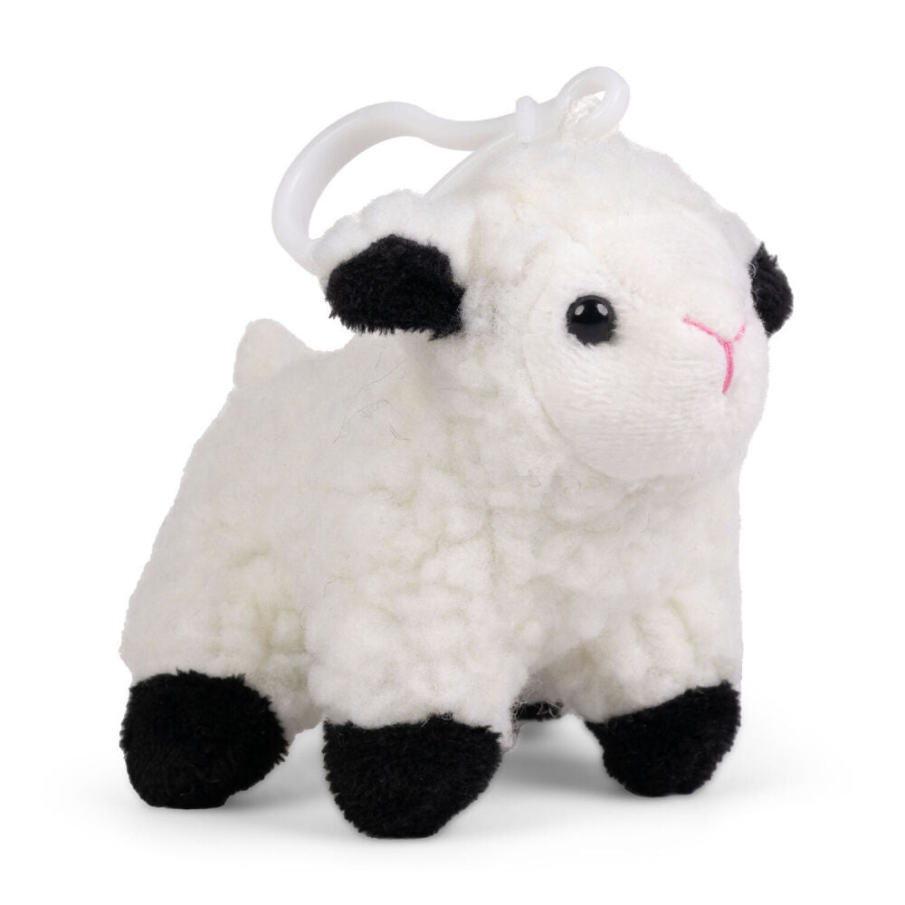 3PK Living Nature Clips Farm Plush Keychain - Assorted 3y+