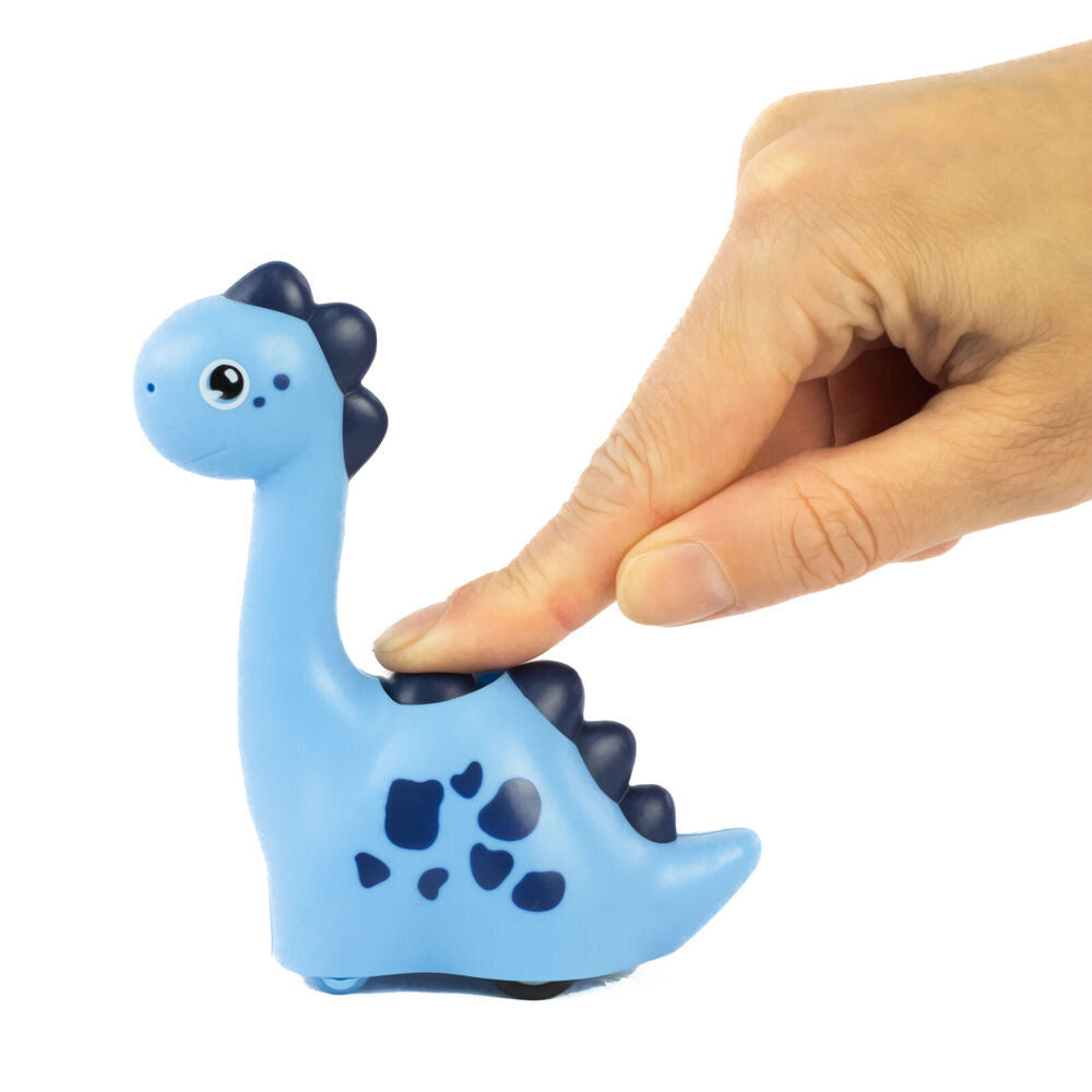 12PK Keycraft Push N Go Dinosaur Toy 10x9.5cm - Assorted 2y+