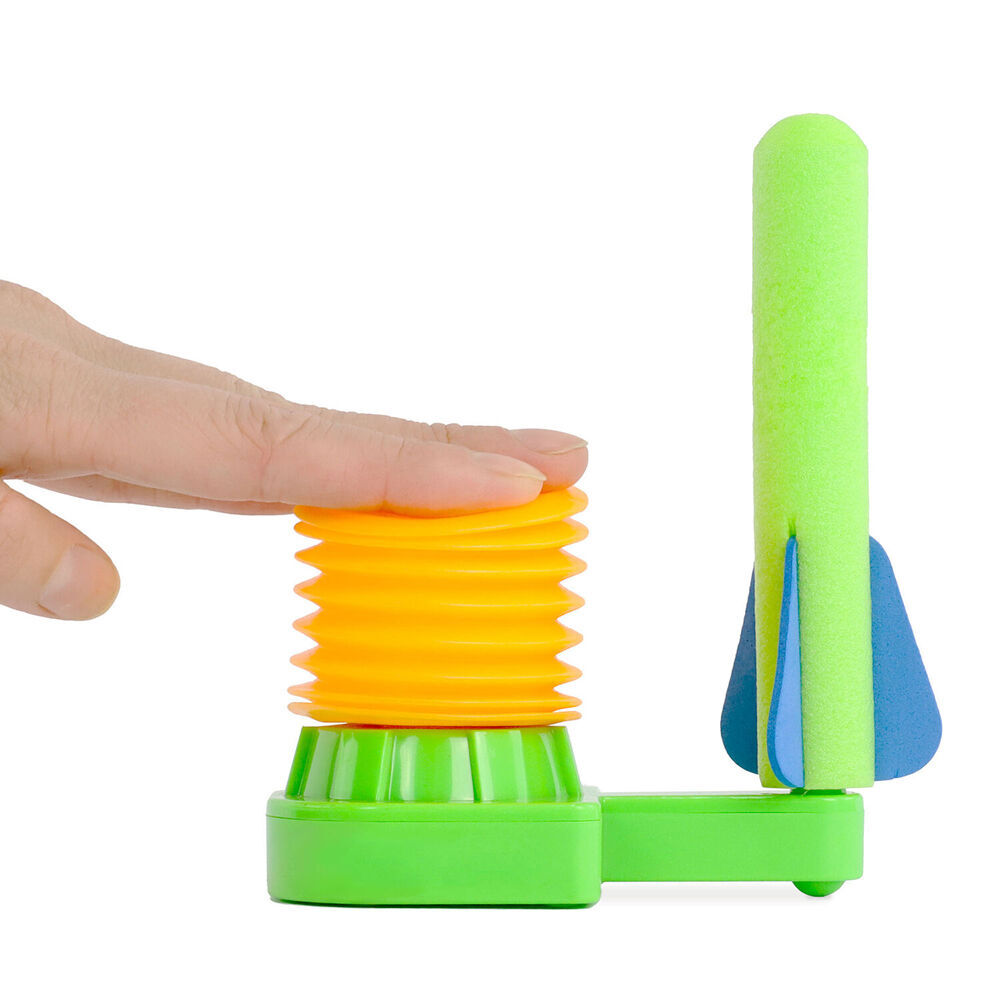 4PK Keycraft Air Powered Slap Foam Rocket Launcher 14x15cm 3y+