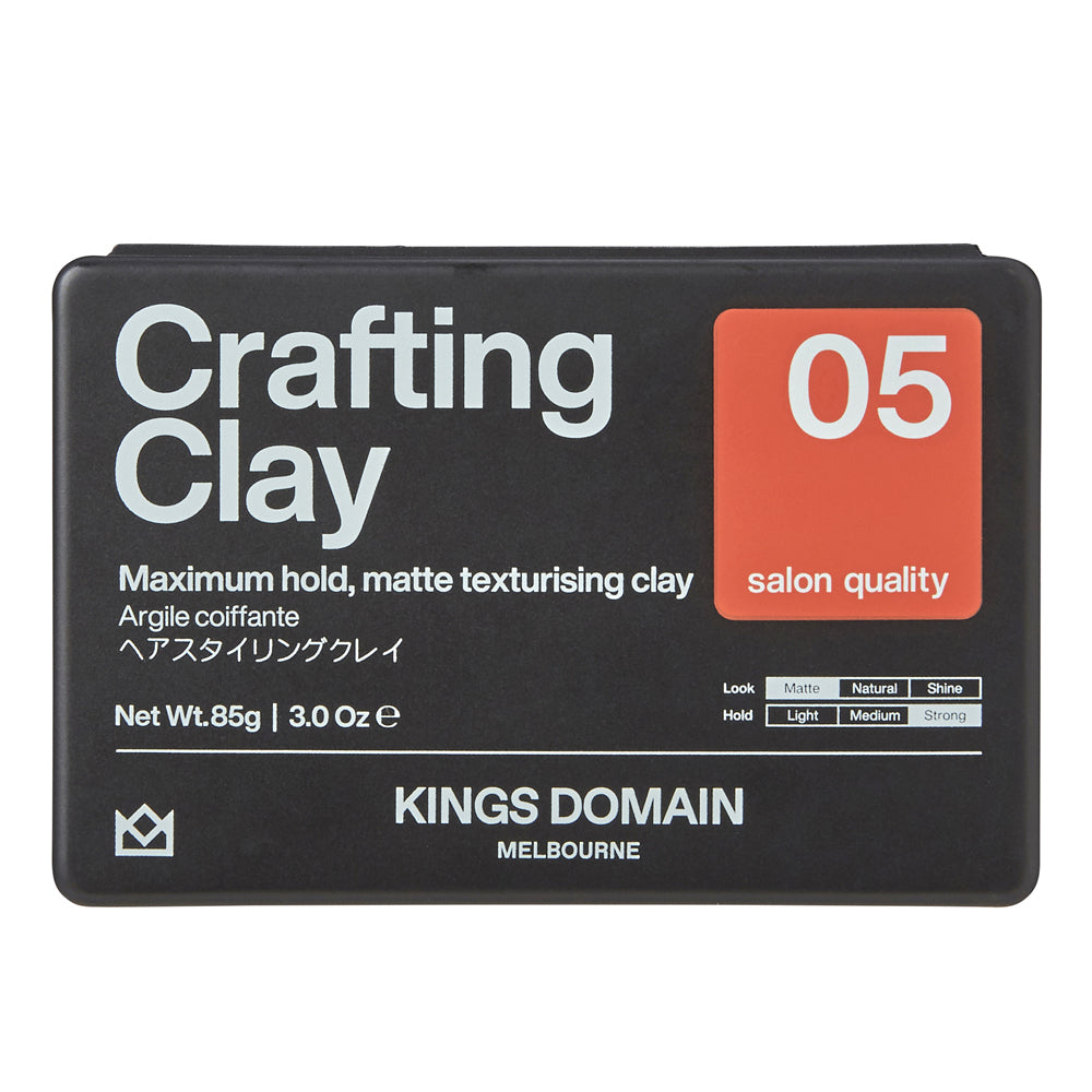 2PK Kings Domain Melbourne Crafting Clay Hair Care/Styling 85g