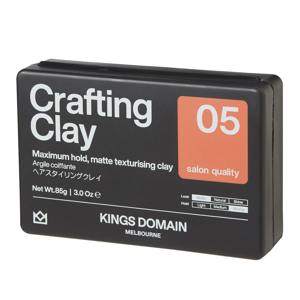 2PK Kings Domain Melbourne Crafting Clay Hair Care/Styling 85g