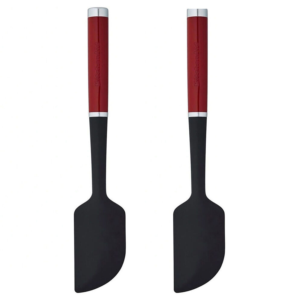2PK KitchenAid Silicone Scraper Spatula Cooking Utensil - Empire Red