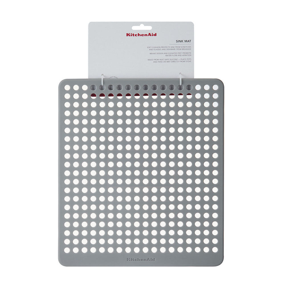 KitchenAid Silicone Kitchen Sink Mat Protector 29.5x34cm