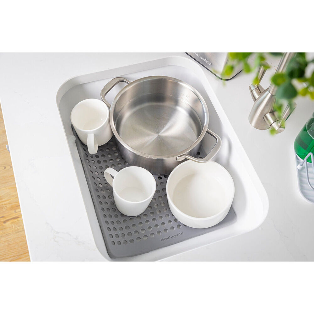 KitchenAid Silicone Kitchen Sink Mat Protector 29.5x34cm
