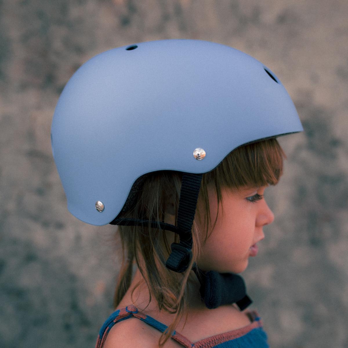 Kinderfeets Toddler Bike Helmet Fits Head 46-52cm Slate Blue