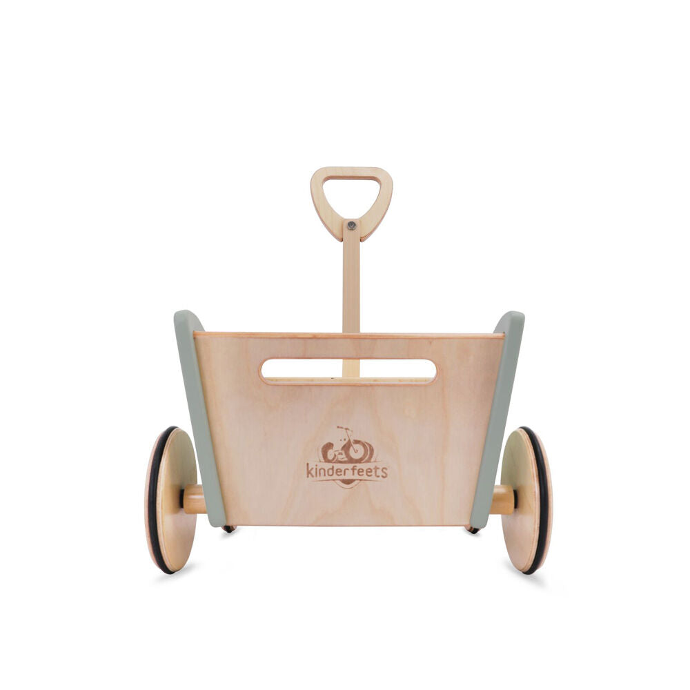 Kinderfeets Pull Wagon Walker 53cm Kids Wooden Toy 12m+