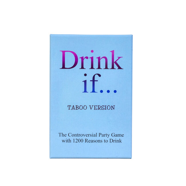 Khepar Games Drink If Card Game Taboo Version Party Set Portable Deck