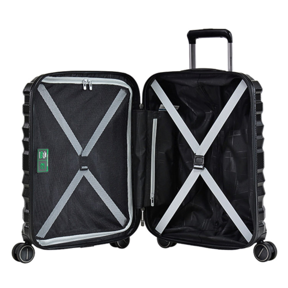 Eminent TPO - 28 Trolley Wheeled Suitcase Luggage - Black