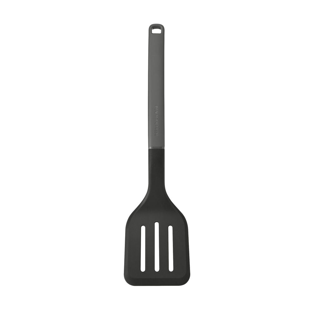 KitchenAid Classic Slotted Nylon Turner/Spatula Cooking Utensil Charcoal Grey