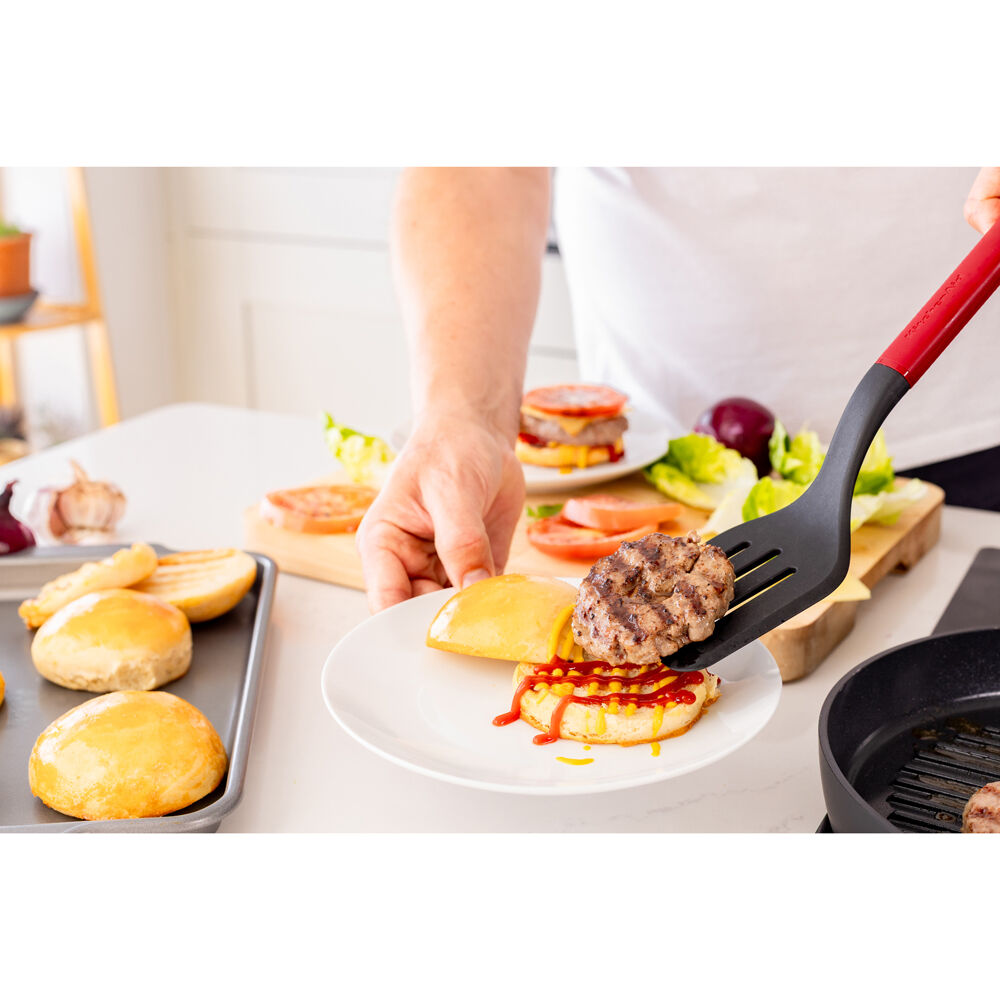 KitchenAid Classic Slotted Nylon Turner/Spatula Cooking Utensil Empire Red