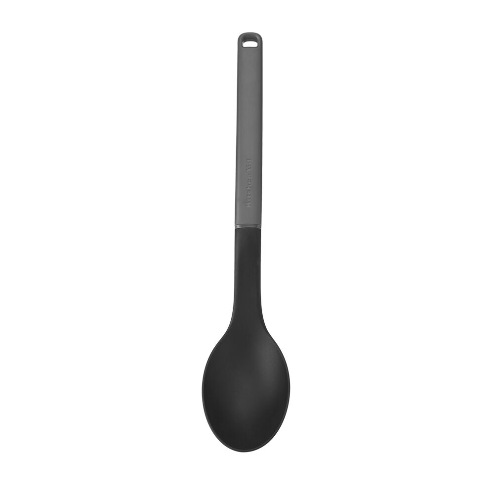 KitchenAid Classic Nylon Solid Cooking Spoon/Kitchen Utensil Charcoal Grey
