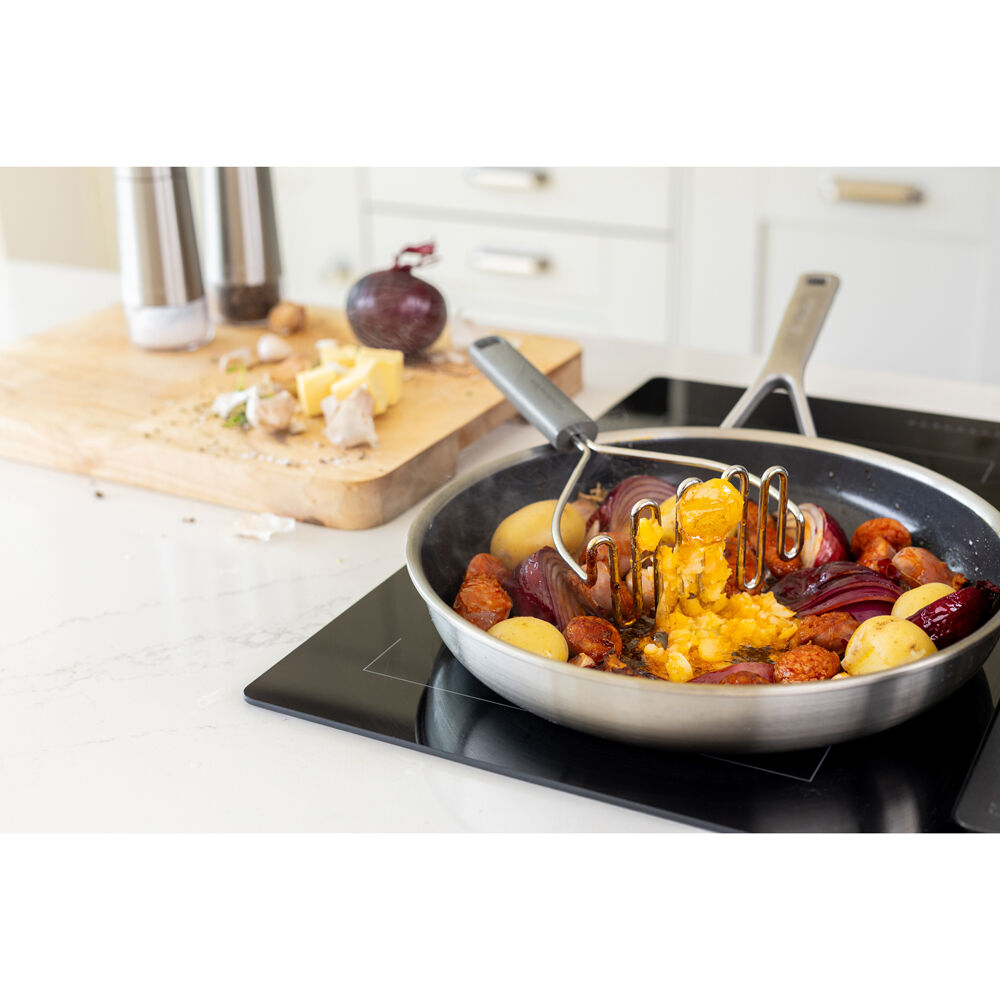 KitchenAid Classic Wire Multipurpose Masher Cooking Utensil Charcoal Grey