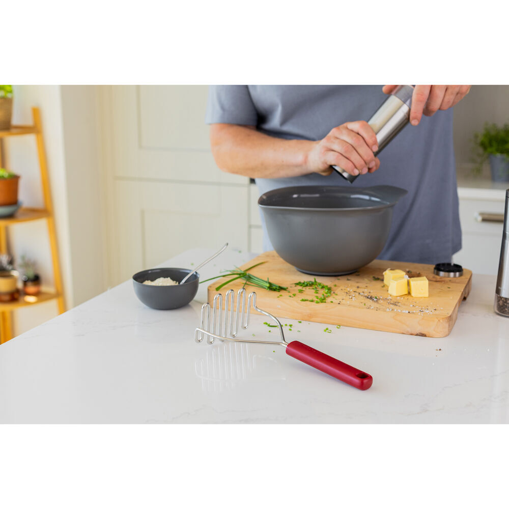 2PK KitchenAid Classic Wire Multipurpose Masher Cooking Utensil Empire Red