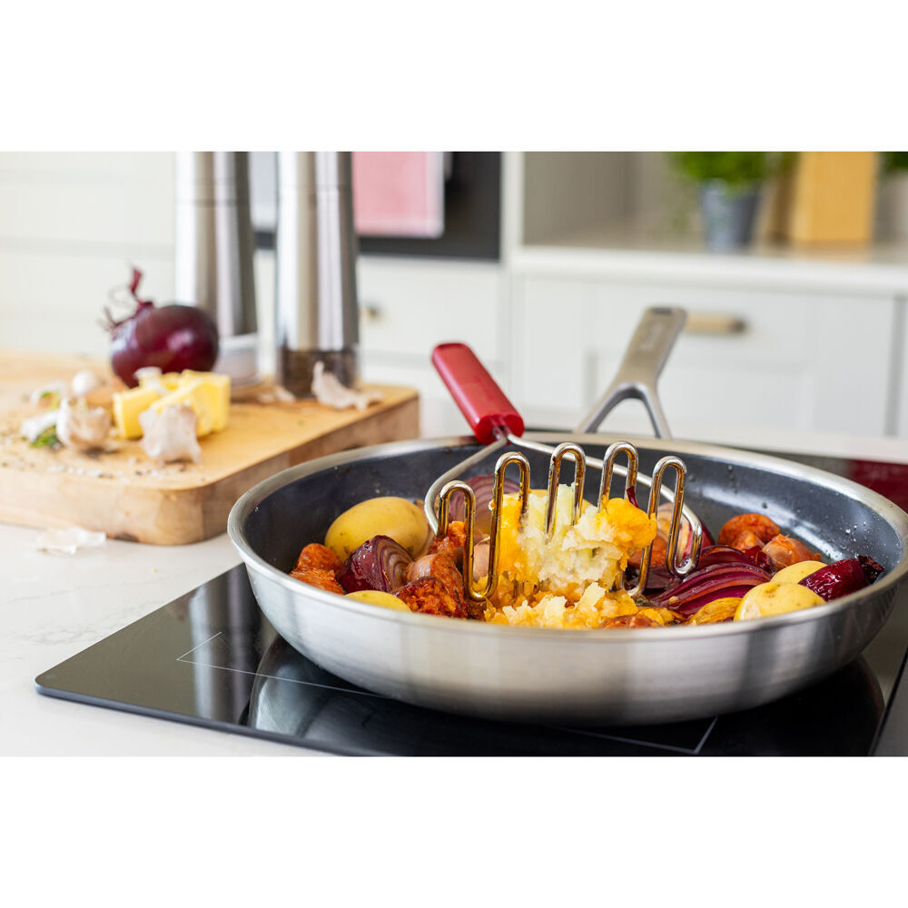 2PK KitchenAid Classic Wire Multipurpose Masher Cooking Utensil Empire Red